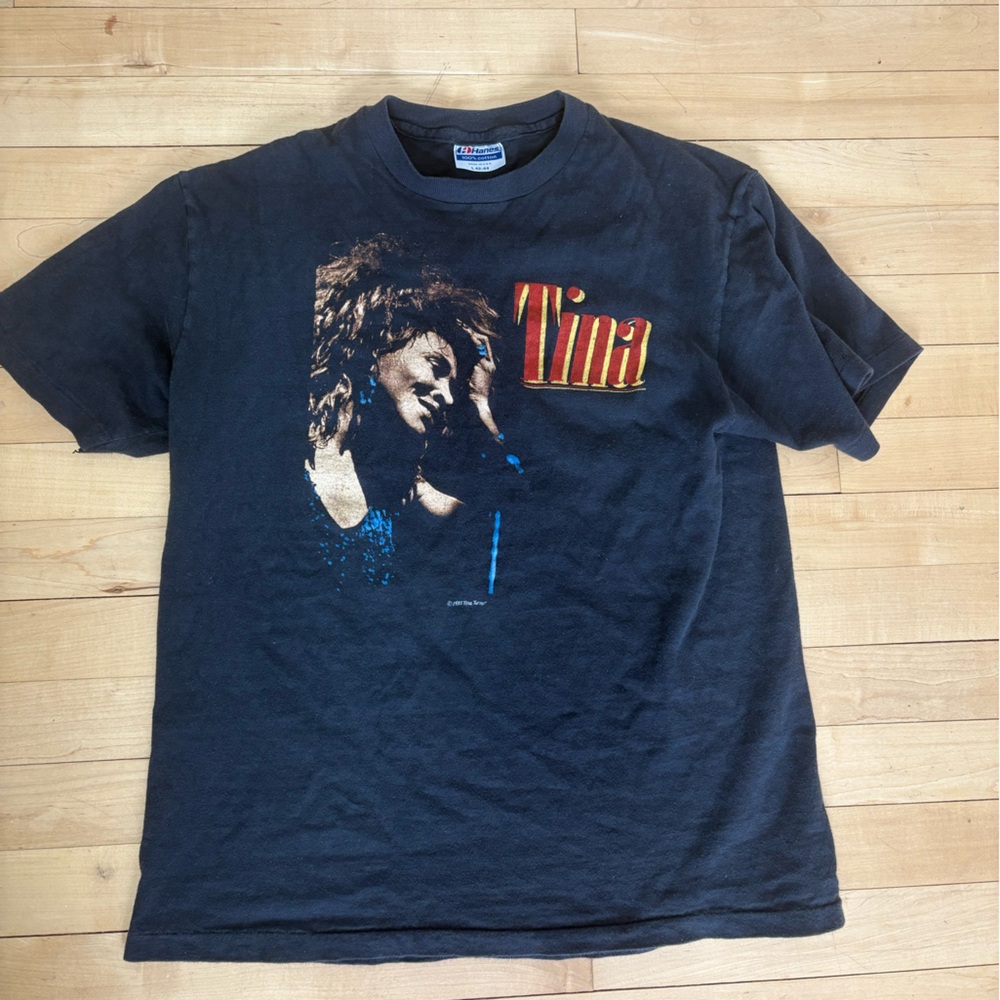VINTAGE Tina Turner Tiny dancer tshirt 1985